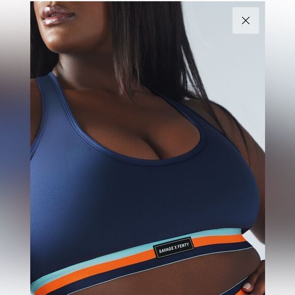 SAVAGE X FENTY LINEUP LOW-IMPACT SPORT BRA size 16-18 - Picture 1 of 9